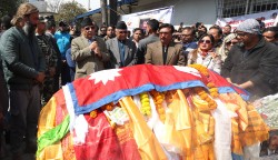 वरिष्ठ गायक तथा सङ्गीतकार आचार्यको भावपूर्ण बिदाइ